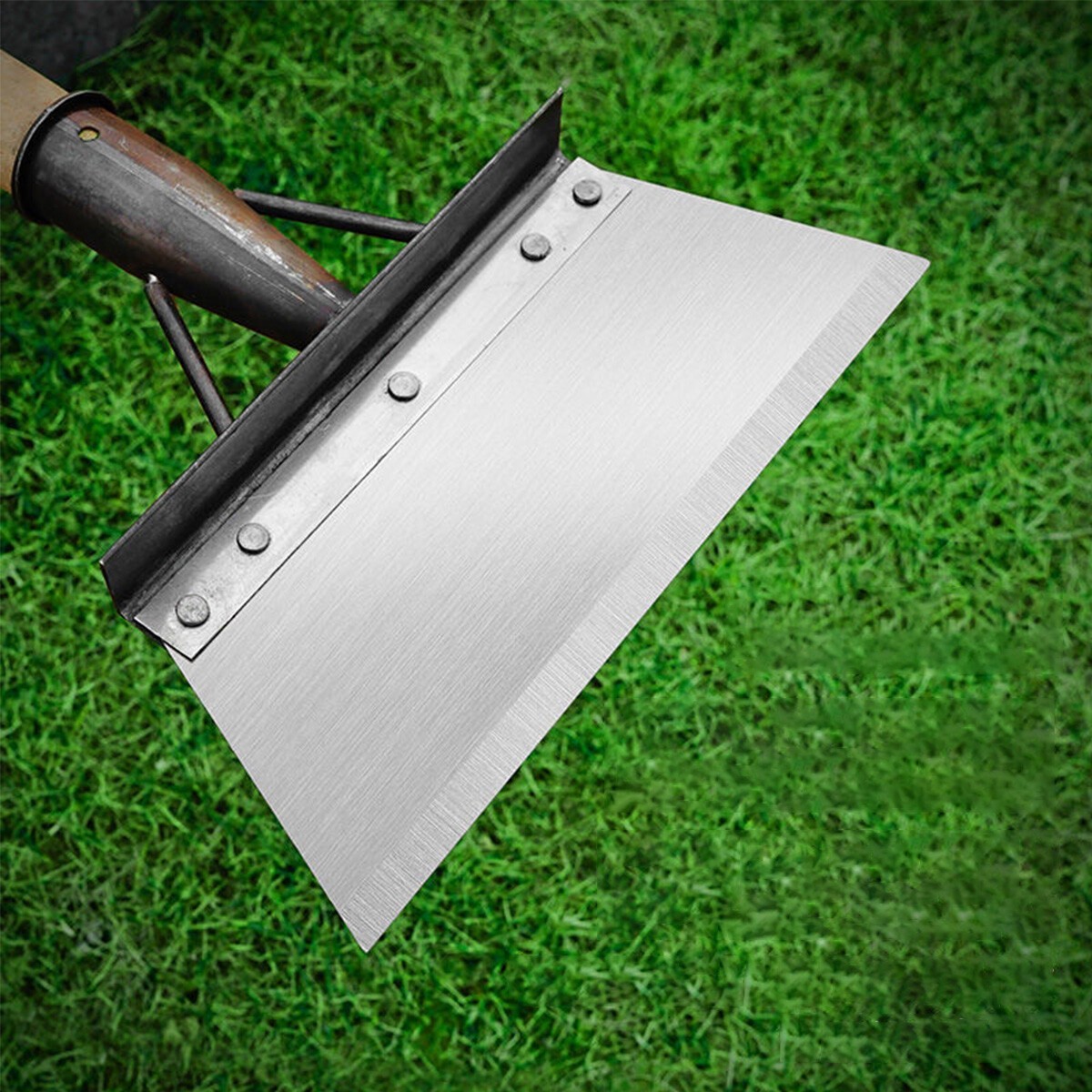 Garden Shovel Heavy Duty Steel Multifunction Cleaning Flat Shovel Weeding Tools alternate view 3