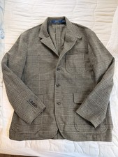 Polo Ralph Lauren Mens Polo Modern Glen Plaid Twill Sport Coat Loden 48R