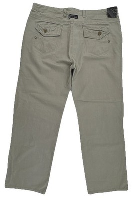 Ecko Unltd 72+Unlimited Wide Leg Baggy Denim Jeans Mens 38x32 Brown Y2K NWT