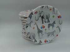 Creative Converting Party Animal Kids Birthday Party 7" Paper Dessert Plates Set