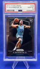 PJ Washington Jr RC PSA 10 2019 Prizm Hornets Rookie GEM MINT #258