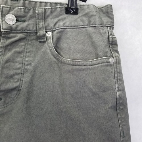 Buck Mason Jeans Maverick Slim Mens Sz 29 12oz Harbor Twill Grey Button Fly Flaw - Foto 6 di 16