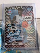 2024-25 Bowman U Chrome DRAKE POWELL #SS-19 Social Studies X-Fractor UNC /48