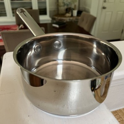 Wolfgang Puck's Cafe Collection 18-10 Stainless Steel 2 Qt Sauce Pan no lid