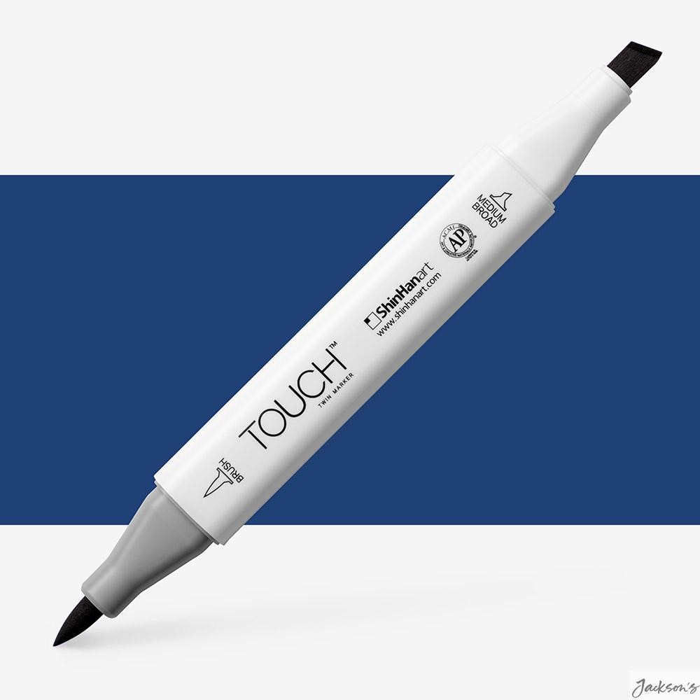 ShinHan Touch Twin Brush Pen Alcohol Marker Prussian Blue PB69 For Art Design