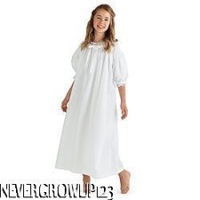 AMERICAN GIRL FELICITY'S NIGHT SHIFT GOWN GIRLS SIZE LARGE NWT