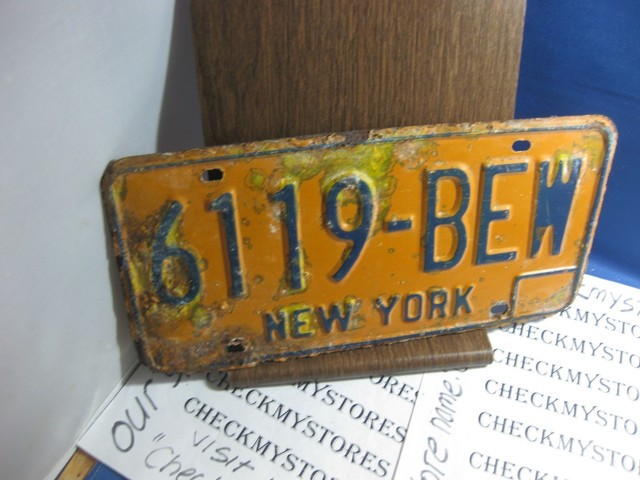 New York State Antique Car Plate - Antique Cars Blog