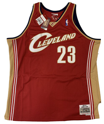 【オーセンティック】CAVALIERS 2003 レブロン　Lサイズ RARE 2003 Vintage Cleveland cavaliers PROCUT lebron james