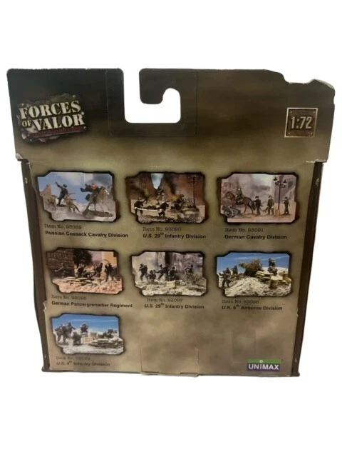 Forces of Valor Microsoldiers 1:72 Army Soldiers Set German Cavalry Division vtg - Image 2 of 2