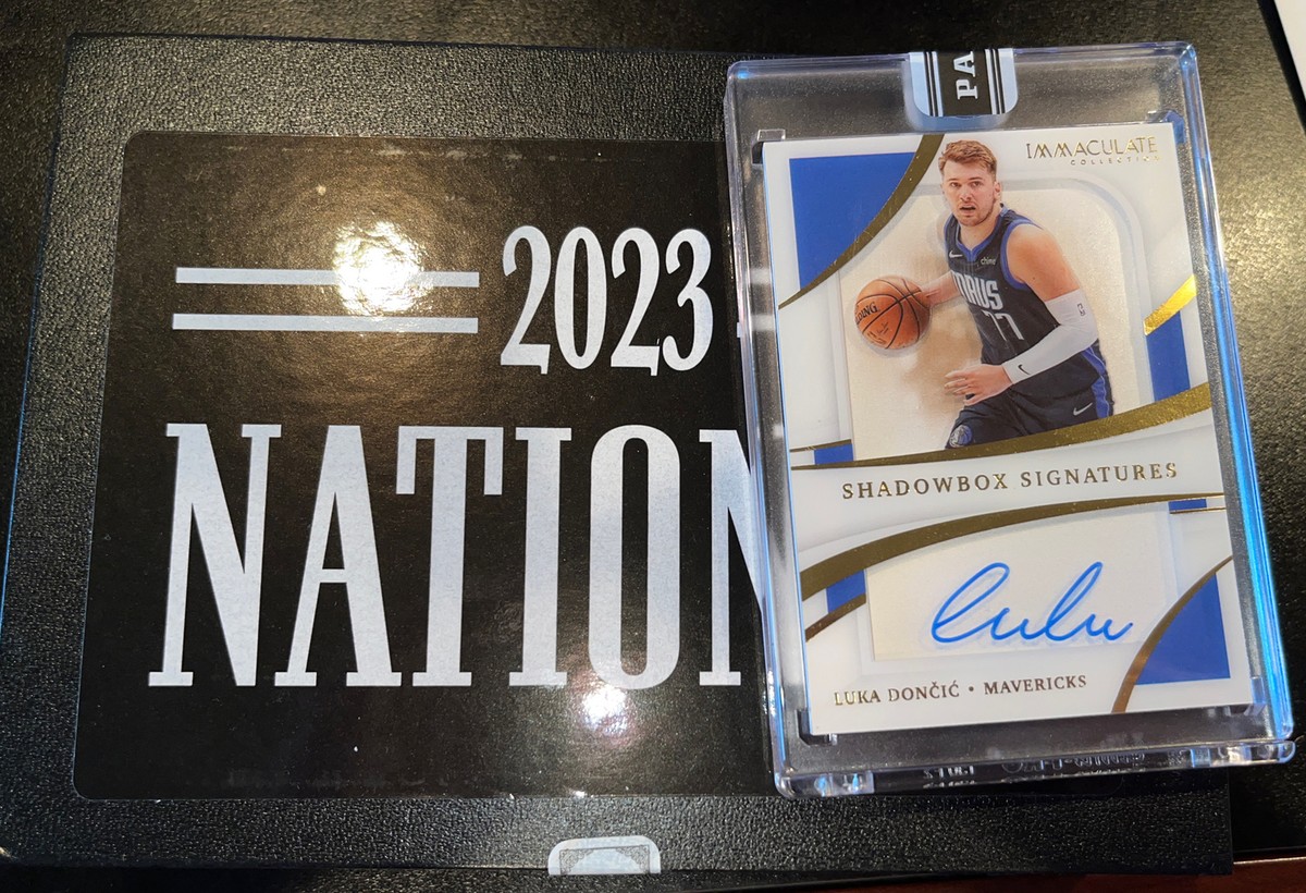 2020-21 Panini Immaculate Luka Doncic Auto 1/1 Black Box On