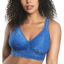 Parfait Women's Adriana Wire-Free Lace Bralette Style P5482 - Sapphire NWT