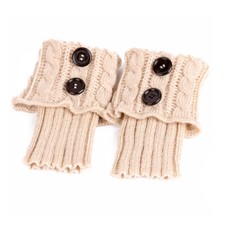 Fitness Leg Warmming Socks Knit Ribbed Warmer Warmers Boot