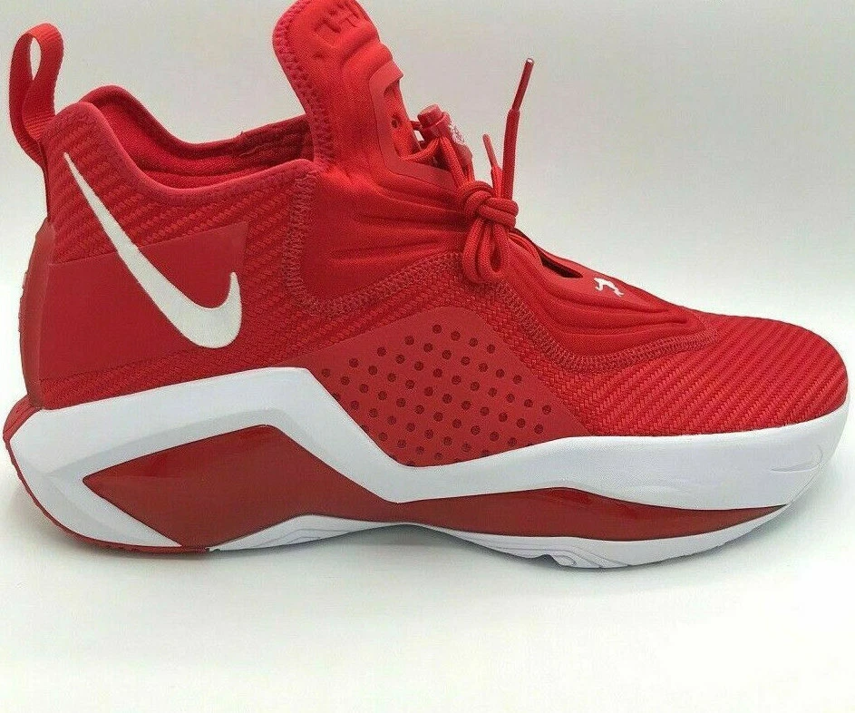 Lebron 14 university red top
