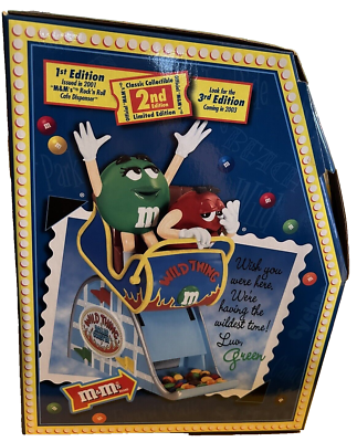 M & M's Wild Thing Roller Coaster Dispenser Classic Collectible