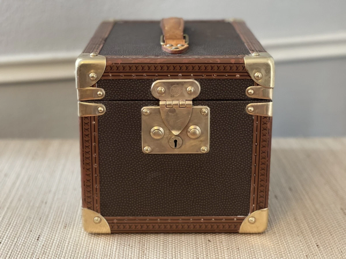 Louis Vuitton M21822 CASE WITH MIRROR Boite Train Vanity Trunk RETAIL $9,050