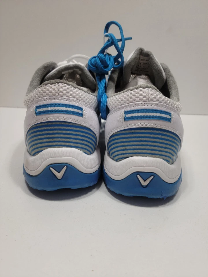 Zapatos de golf Callaway para mujer talla 10 picos blanco azul turquesa  Foto 4 de 4