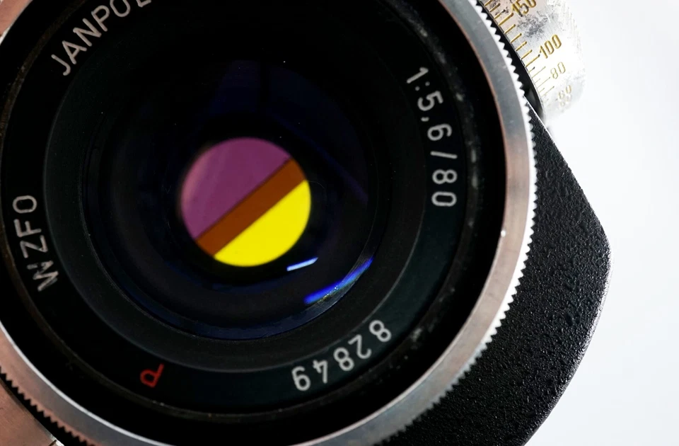 Creative Janpol Color 5.6/80mm PZO Lens M42 4 filters Poland Enlarger SPR137 - Image 2 of 4