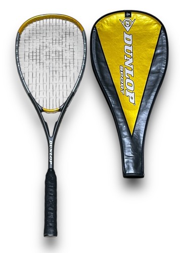 Dunlop I-Zone Graphite Squash Racket Racquet Yellow Nice Used Condition Graphite