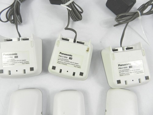 LOT(9) PANASONIC KX-TGEA20 B PNLC1050 Podstawy ładowania telefonu bezprzewodowego Przewody D132 - Zdjęcie 5 z 6