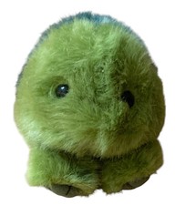 Rare VTG 1997 Puffkins Collection SHELLY Turtle 4" Plush Green NEW W/Tag