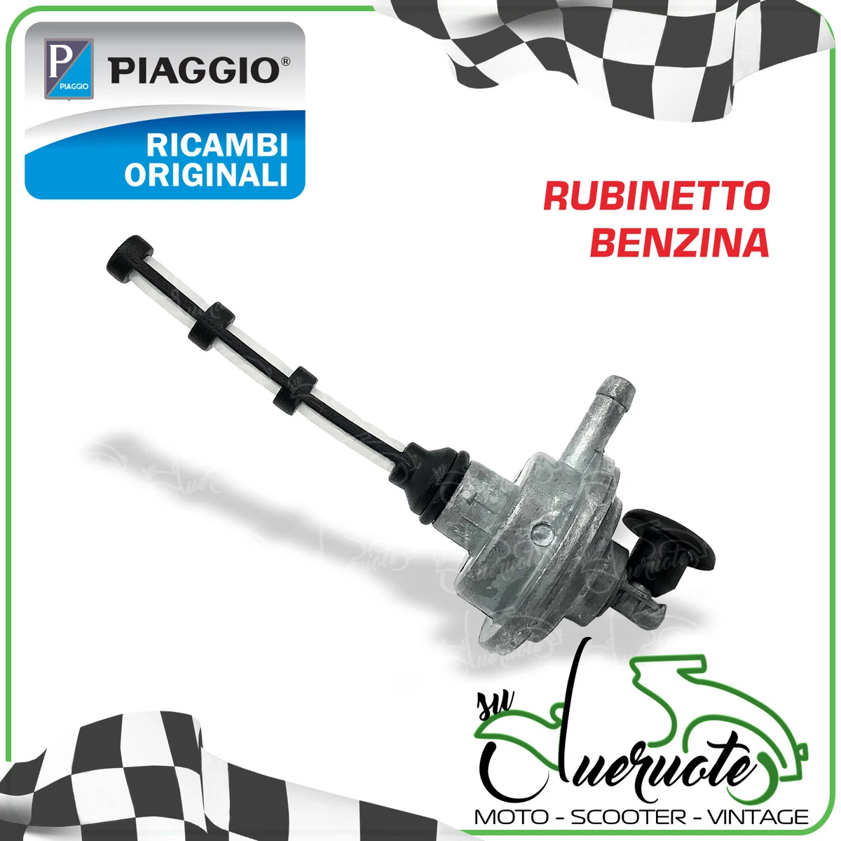 Rubinetto Benzina A Depressione Liberty Fly Zip Vespa Originale Piaggio