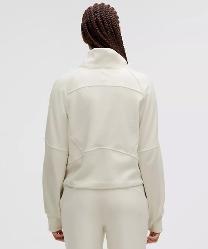 Lululemon Scuba Oversize Funnel Neck 1/2 Zip Sweatshirt XL XXL Velvet Bone - Picture 3 of 5