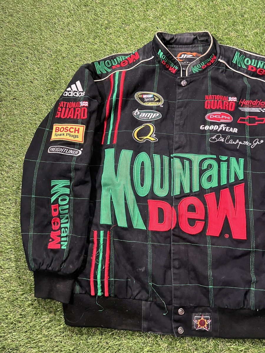 Dale Earnhardt Jr Mountain Dew Racing Jacket XL Nascar Jeff
