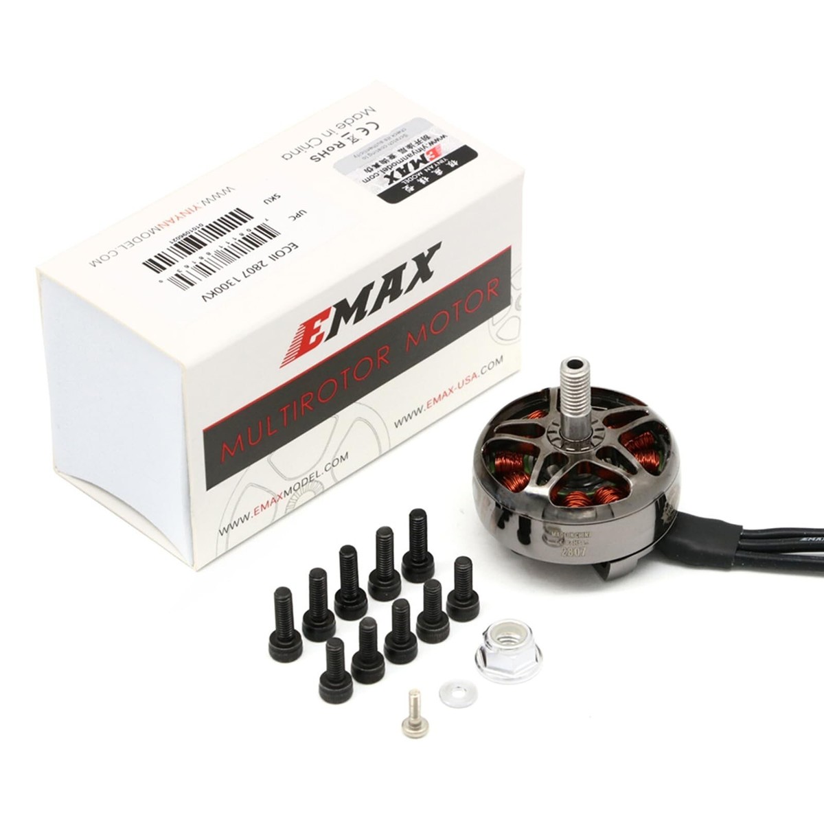 4pcs EMAX ECOII Series ECO II 2807 6S 1300KV 5S 1500KV 4S 1700KV