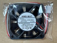 NMB 2406KL-05W-B50 24V 0.13A 6015 6CM 3-pin inverter ball cooling fan