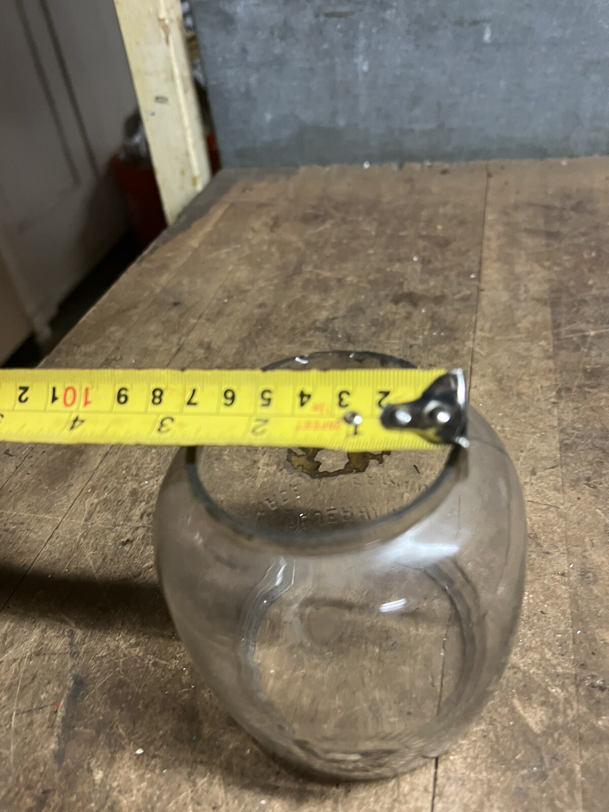 Vintage Feuerhand Made In Germany Railroad RR Barn Oil Lantern Globe Embossed