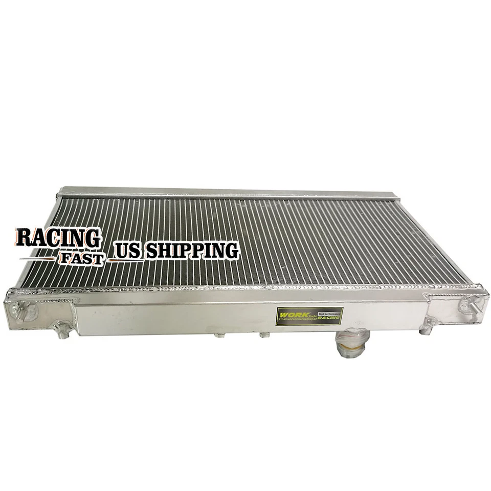 2-рядный алюминиевый радиатор для 1990-1994 Mitsubishi Eclipse Talon Laser 1G MT 1992 - Изображение 2 из 4