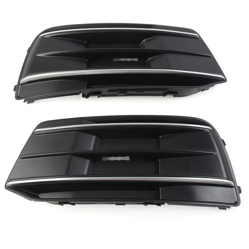 2x Front Bumper Fog Light Grille Grill Cover Left & Right For Audi Q5 2018-2022 - Imagen 9 de 12