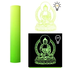 Glow in the Dark Adhesive Vinyl Sheet DIY Home Mug Walls Window Decor For Cut