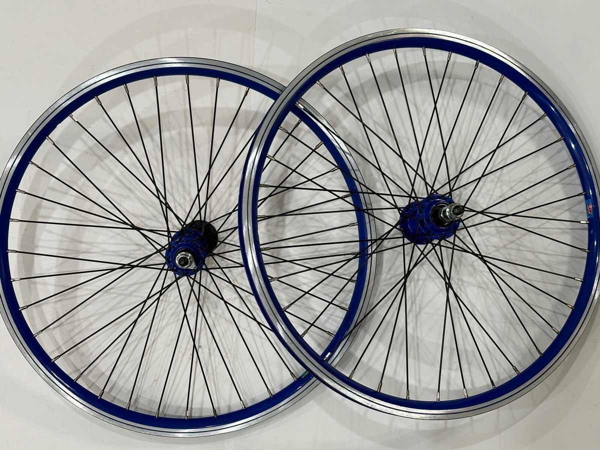 bmx レーサー　チタンホイールセット20*1-1/8 BMX ALLOY 20 X 1 1/8 RIM SET CHOSEN TAIWAN NOS BLUE | eBay