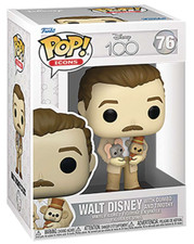 Funko Pop Disney 100 Aniversario Walt con Dumbo y Tim Figura Vinilo Nuevo Con Caja