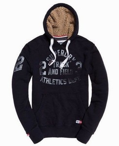 Medium Hoodies Truest Mens Navy Superdry Premium New Hoodie Uk Trackster x8qSwdI