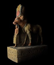 Egyptian Antiquities statue of the goddess Hathor in the form of a cow Rare BC