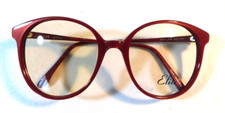 Vintage ELITE OPTICAL Tempo 55 Wine 52/20 Eyeglass Frame New Old Stock F8