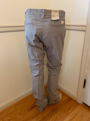 NWT Men s Big Star Industry Straight Leg Chino Cotton 33L Taupe Qumind Khaki