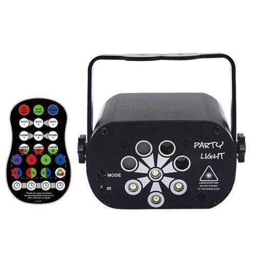 60/120 Pattern RGB Portable LED Stage Laser Lights DJ KTV Projector Disco Lamp - Picture 16 of 18
