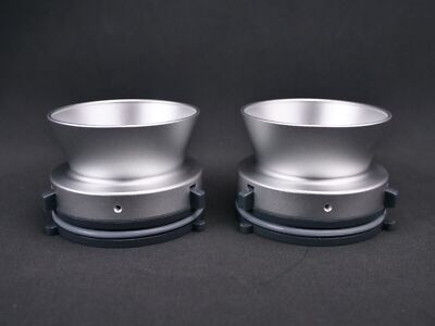 2 x NEU Metall NAB HUB Adapters Für Tonbandgeräte REVOX STUDER AKAI TEAC X