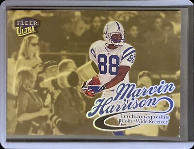 Marvin Harrison - 1999 Fleer Ultra Football - Die Cut - Gold Medallion #62G