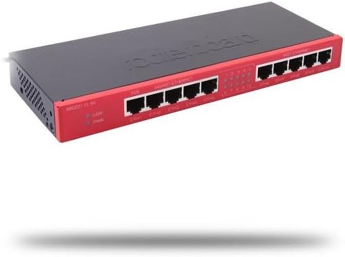 ROUTERBOARD RB2011UIAS-RM + RouterOS Level 5 MikroTik router switch 10 porte eth EUR 132,30