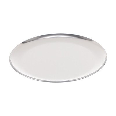 Tea Tray Fruit Dish Takı Plakası Round Metal Plate Yemeği