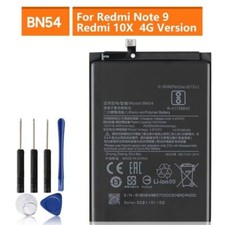 BN54 New Replacement Battery For Xiaomi Redmi Note 9 Note9 Redmi 10X 4G Version