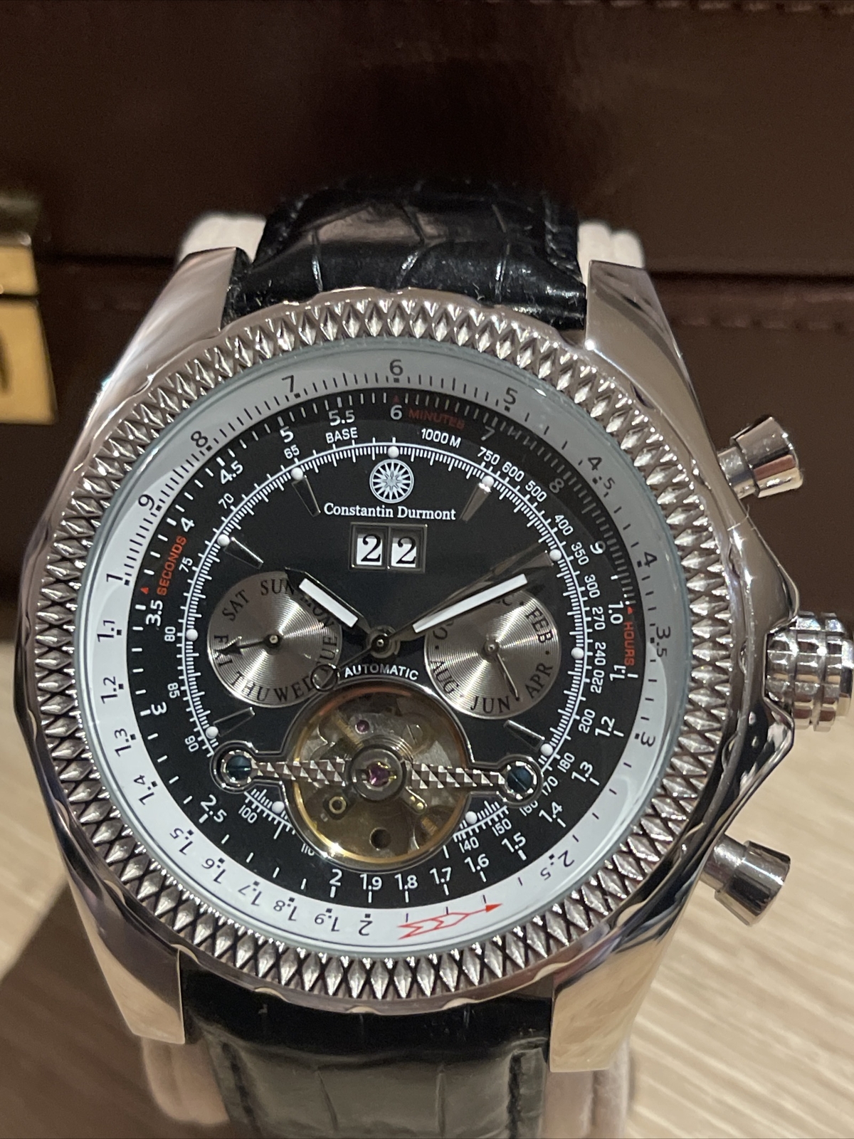 Superb Tourbillon Automatic Constantin Durmont QU… - image 1