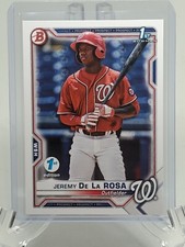 2021 BOWMAN 1ST EDITION JEREMY DE LA ROSA RC 1ST BOWMAN BFE-25 