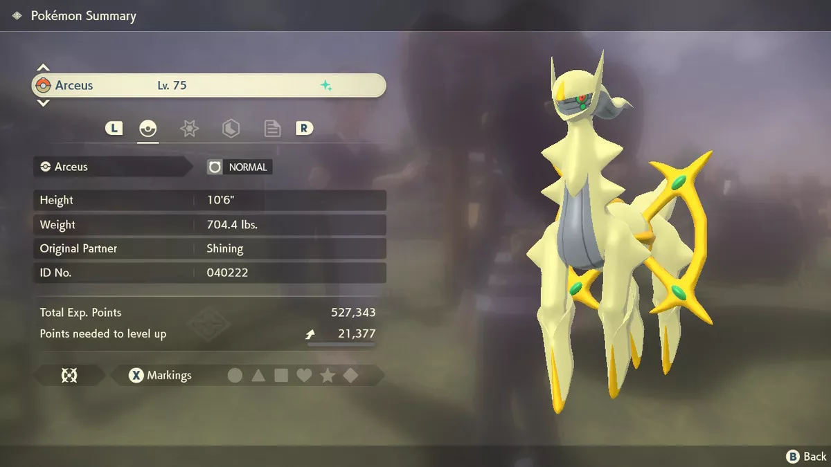 ✨ Shiny Arceus ✨ - Pokemon Legends Arceus - 6IVS