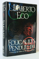 Foucault's Pendulum by Umberto Eco - 1st Edition Hardcover 1989
