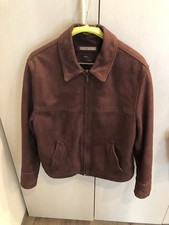 Giubotto Stewart Pelle Nabuk Marrone Taglia L